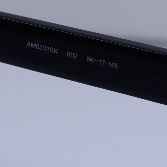 Alexander McQueen AM0331SK 002 Square Sunglasses - Black/Grey - Picture 8 of 9